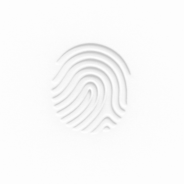 Subtle fingerprint icon, Görkem YILDIZ Web & Product Designer footer.