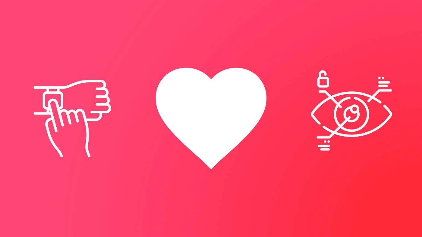 Duygusal Tasarımın Gücü cover: Watch, heart, and eye icons representing emotional UI/UX design.