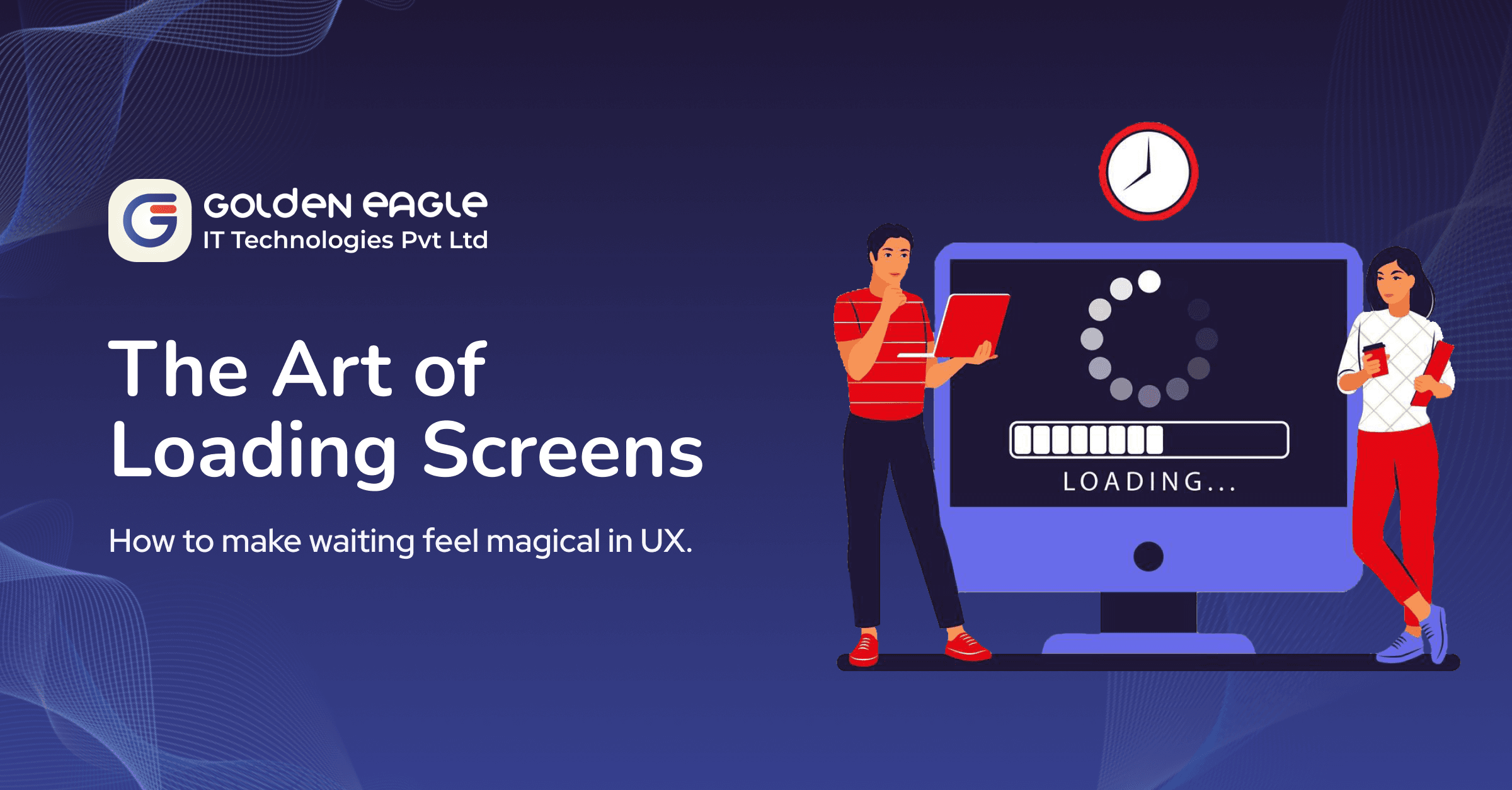 UI/UX tasarımında beklemenin psikolojisini yansıtan, farklı uygulamalardan yaratıcı yükleme ekranı tasarımlarını gösteren bir kolaj.